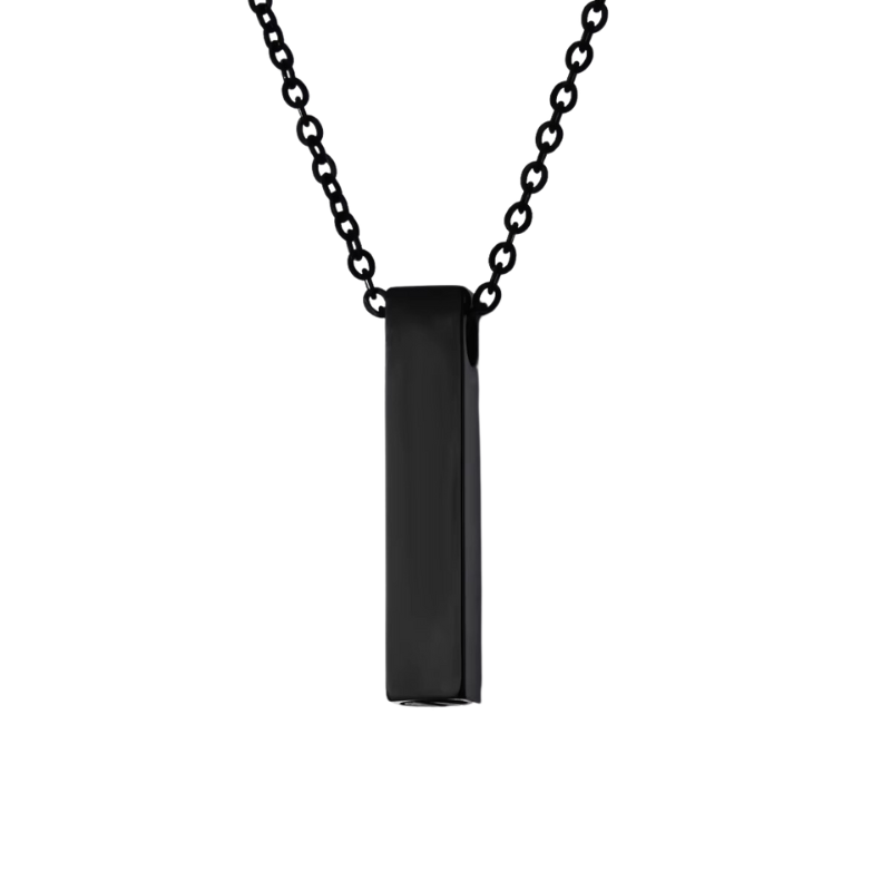 Náhrdelník Bar 3D Gravírovaný - Personalizovaná elegance