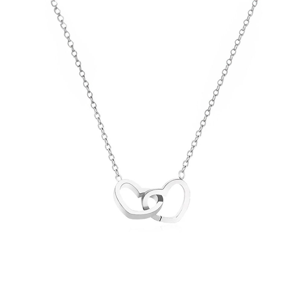 Collier Double Coeur